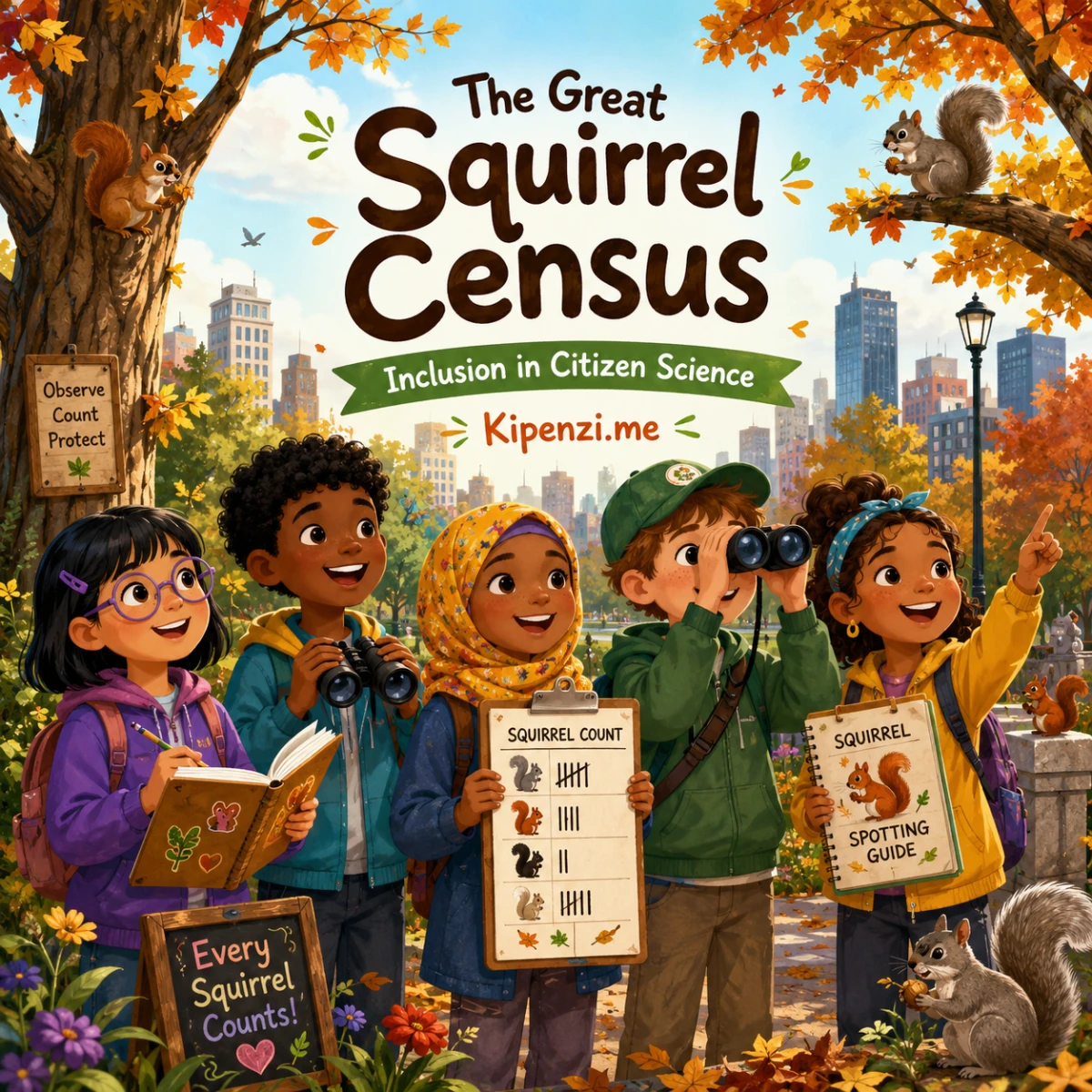 The Great Squirrel Census - Inclusion in Citizen Science.